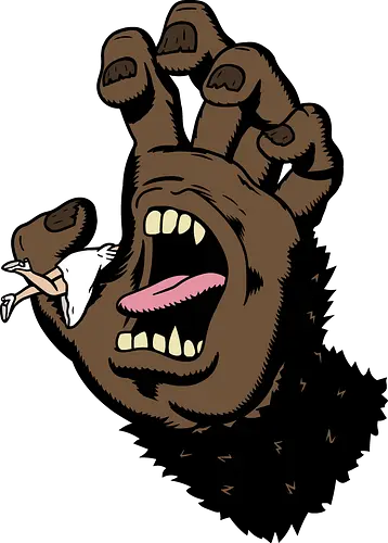 Gorilla Hand! - gorilla, king-kong, movies, classic, cult, mashup, funny, logo