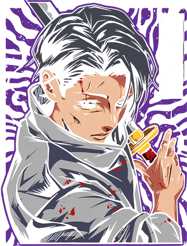 Yuta Okkotsu Cursed Sword Jujutsu Anime Art - Yuta Okkotsu, Jujutsu, JJK, Cursed Child, anime, manga, cursed sword, anime art, fan merchandise, Yuta, Okkotsu, Japanese animation, shonen, Gojo Satoru, Rika, anime print, cursed, protagonist, anime fan