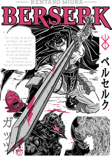 The Black Swordsman - guts, berserk, manga, anime, griffith, casca, japan, japanese, knight, black swordsman, dark, fantasy, sword, black, demon