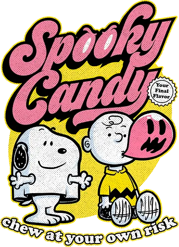 Spooky Beagle Candy - Spooky, Spooky Season, Cute, Funny, Halloween, Creepy, Candy, Classic, Comic, Tv Show, Beagle, Bubble Gum, dog, pet
