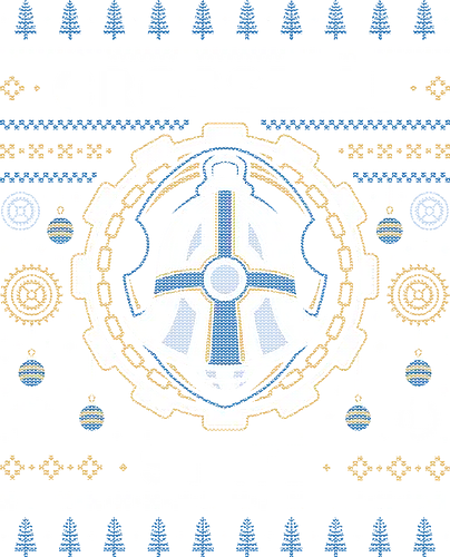 Crossbell State Ugly Sweater - trails in the sky, legend of heroes, ys, crossbell, bracer guild, trails from zero, trails into reverie, trails of cold steel, gaming, video game, trails to azure, tio plato, mishy, ugly christmas sweater, xmas