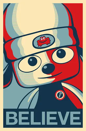 Believe - demonigote, parappa, game, dog, retro, hope, eeuu, believe