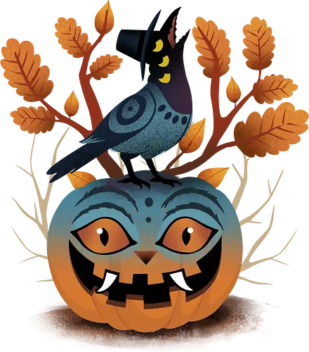 Derpy Halloween - derpy tiger, halloween, spooky, horror, tv series, kpop