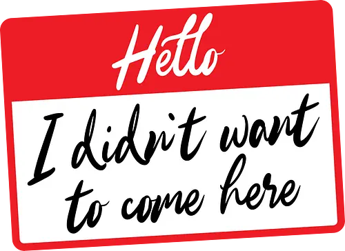 Hello I didn't want to come here  - Hello I didn't want to come here, I didn't want to come, sorry I didn't want to come, funny, hello label, labels, funny label, party shirt, anti social, antisocial