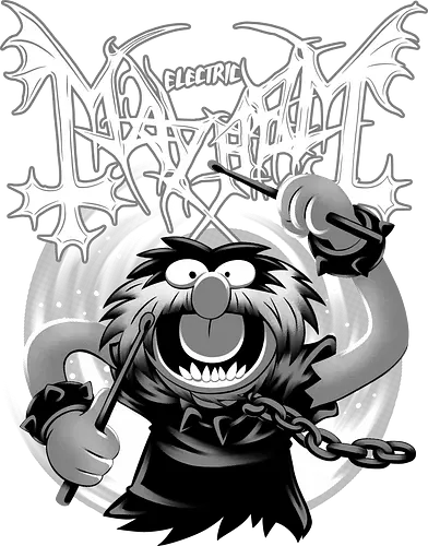 Animal Mayhem - Animal, puppet, Drummer, Mayhem, black metal, band