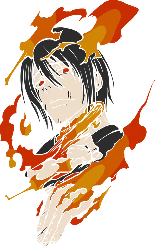 Lieutenant Akitaru Obi - Akitaru Obi, Fire Force, Company 8, anime, manga, fan art, t-shirt design, art print, flame, firefighter, Shonen, cool anime art, geek art, stylish, Enen no Shouboutai, leader, intense.