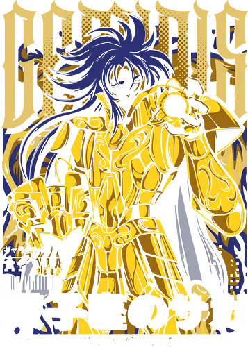  Gemini Saga: Evil or Good - stylish, classic anime, Shonen., Saga of Gemini, Gemini Saga, Saint Seiya, Knights of the Zodiac, Gold Saint, anime, manga, fan art, t-shirt design, art print, Gold Cloth, Galaxian Explosion, epic anime, geek art