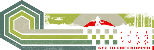 Get to the chopper retro predator - predator, countdown, retro, 80s, self destruct, jungle, chopper, get to the chopper, get to the choppa