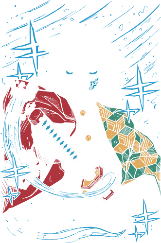 Giyu Tomioka Demon - Slayer - Kawaii, Demon, Anime, Manga, Tokyo, Angry, Japanese Art, Aesthetic, Manga Style, Zylixzen, Aggressive, Gamer, Otaku, Gift, Cool
