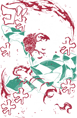 Tanjiro Kamado Demon - Slayer - Kawaii, Demon, Anime, Manga, Tokyo, Angry, Japanese Art, Aesthetic, Manga Style, Zylixzen, Aggressive, Gamer, Otaku, Gift, Cool