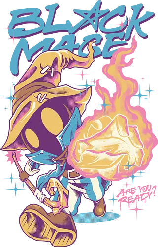 darkness mage - ff, finalfantasy, game, black mage, magician, wizard, cool, popculture, adventure, isekai, anime, japaneseart