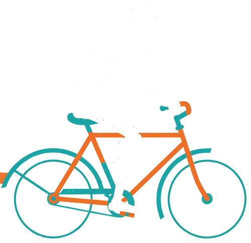 Cycling Skeleton - Cycling skeleton, bike, bicycle, funny Halloween, cyclist gift, macabre humor, minimalist, witty graphic, t-shirt design, art print, cool skeleton, fixie, retro bike, grim reaper