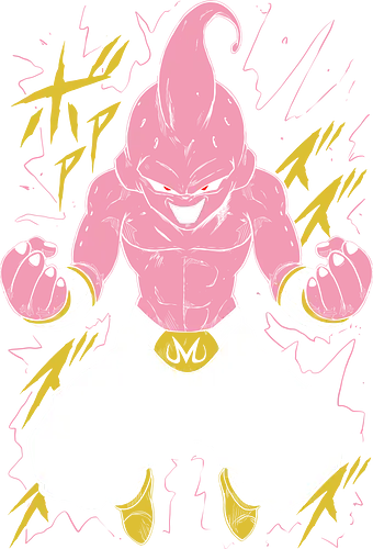 Kid Buu Ball - Dragon Z - Kawaii, Anime, Manga, Tokyo, Angry, Japanese Art, Aesthetic, Manga Style, Zylixzen, Aggressive, Gamer, Otaku, Gift, Cool