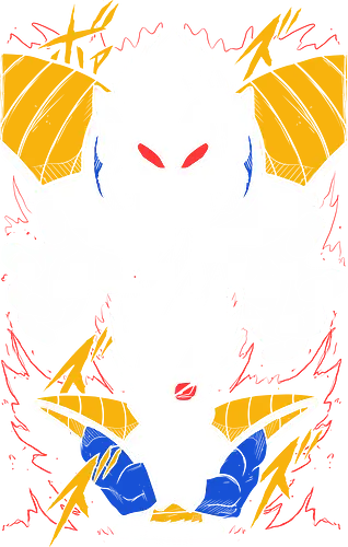 Vegeta and The Great Ape Oozaru Ball - Dragon Z - Kawaii, Anime, Manga, Tokyo, Angry, Japanese Art, Aesthetic, Manga Style, Zylixzen, Aggressive, Gamer, Otaku, Gift, Cool