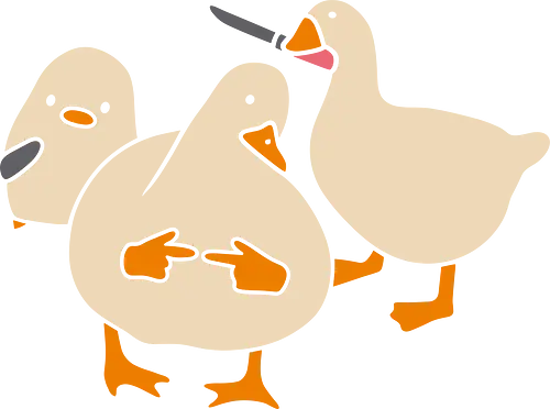 Duck Drama Artwork - duck art print, funny animal design, quirky duck illustration, playful duck art, humorous animal decor, bold duck graphic, unique animal print, gift for animal lovers, lively duck design, whimsical duck artwork