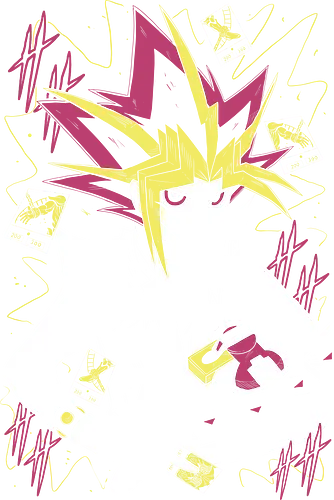 Yugi Mutou - Yu-Gi-Oh - Otaku, Gift, Cool, Kawaii, Anime, Manga, Tokyo, Angry, Japanese Art, Aesthetic, Manga Style, Revengers, Zylixzen, Aggressive, Gamer