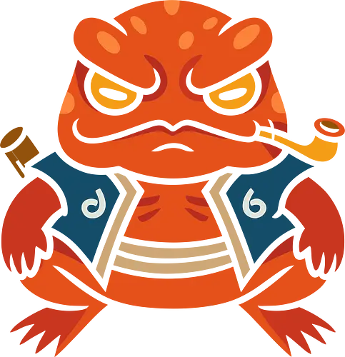  Grumpy Toad Master - Toad, frog, Japanese folklore, grumpy toad, fantasy art, Japanese art, samurai, ninja, ronin, art print, t-shirt design, whimsical, funny, cool art, mystical creature, frog lover, pipe smoker, traditional style