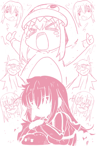 Hitori Gotoh - Bocchi the Rock - Kawaii, Anime, Manga, Tokyo, Angry, Japanese Art, Aesthetic, Manga Style, Zylixzen, Aggressive, Gamer, Otaku, Gift, Cool