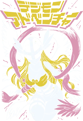 Angewomon - Digital Adventure - Kawaii, Anime, Manga, Tokyo, Angry, Japanese Art, Aesthetic, Manga Style, Zylixzen, Aggressive, Gamer, Otaku, Gift, Cool