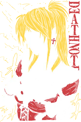 Misa Amane Note - Death - Kawaii, Anime, Manga, Tokyo, Angry, Japanese Art, Aesthetic, Manga Style, Zylixzen, Aggressive, Gamer, Otaku, Gift, Cool