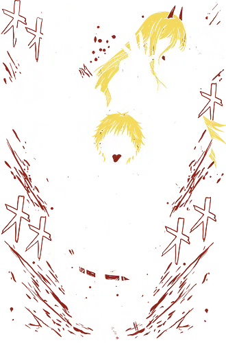 Chainsaw - (Denji-Power-Aki Hayakawa) Man - Kawaii, Anime, Manga, Tokyo, Angry, Japanese Art, Aesthetic, Manga Style, Zylixzen, Aggressive, Gamer, Otaku, Gift, Cool, Horror