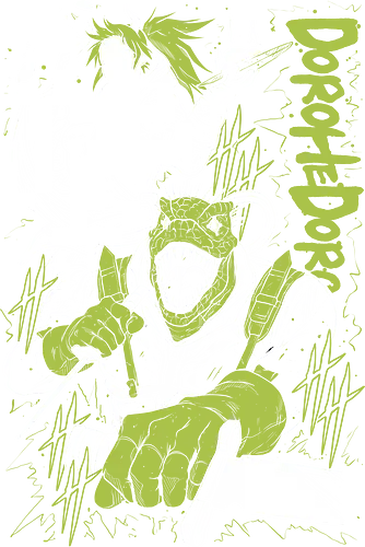 Kaiman & Nikaido - Dorohedoro - Kawaii, Anime, Manga, Tokyo, Angry, Japanese Art, Aesthetic, Manga Style, Zylixzen, Aggressive, Gamer, Otaku, Gift, Cool, Horror