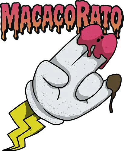 MACACORATO - Strawberry and Chocolate Flavor - Pop Lowbrow Kunst - Pop Lowbrow Kunst, Loja MacacoRato Kunst, alternative Illustration, subversives Design, Erdbeer und Schokolade Kunst, Pop Art Poster, Underground Dekoration, freche Autor Kunst, sammelbare Illustration, alternative Kultur Kunst, bunte urbane Kunst, Cartoon Lowbrow Stil, kreatives alternatives Poster, kreatives Kunst Geschenk, unabhängige Kunst