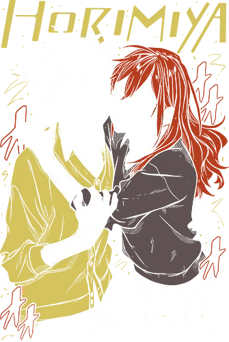 Horimiya - Kyouko Hori and Izumi Miyamura - Kawaii, Anime, Manga, Tokyo, Angry, Japanese Art, Aesthetic, Manga Style, Zylixzen, Aggressive, Gamer, Otaku, Gift, Cool