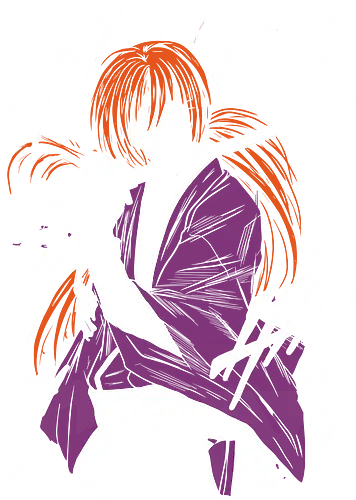 Himura Kenshin - Rurouni Kenshin - Kawaii, Anime, Manga, Tokyo, Angry, Japanese Art, Aesthetic, Manga Style, Zylixzen, Aggressive, Gamer, Otaku, Gift, Cool