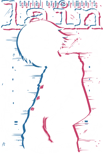 Lain Iwakura - Serial Experiments Lain - Kawaii, Anime, Manga, Tokyo, Angry, Japanese Art, Aesthetic, Manga Style, Zylixzen, Aggressive, Gamer, Otaku, Gift, Cool