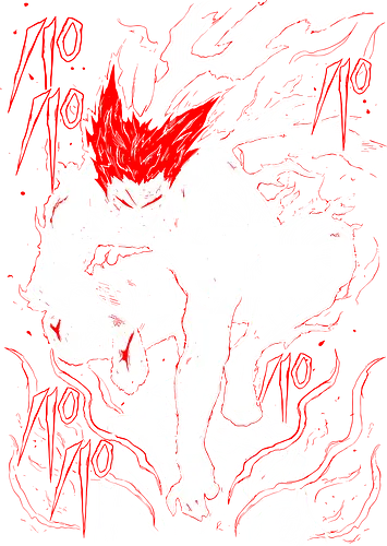 Garou - One Punch Man - Kawaii, Anime, Manga, Tokyo, Angry, Japanese Art, Aesthetic, Manga Style, Zylixzen, Aggressive, Gamer, Otaku, Gift, Cool