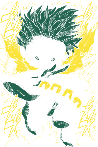 Izuku Midoriya - Academia - Kawaii, Anime, Manga, Tokyo, Angry, Japanese Art, Aesthetic, Manga Style, Zylixzen, Aggressive, Gamer, Otaku, Gift, Cool
