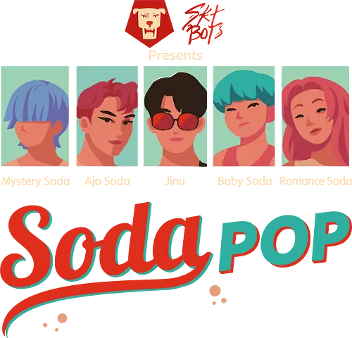  Soda Pop - SK8 the Infinity, SK8, Reki Kyan, Langa Hasegawa, Miya Chinen, Cherry Blossom, Shadow, anime, manga, retro, pop art, skate culture, fan art, t-shirt design, art print, nostalgic, geek art, anime fan gift