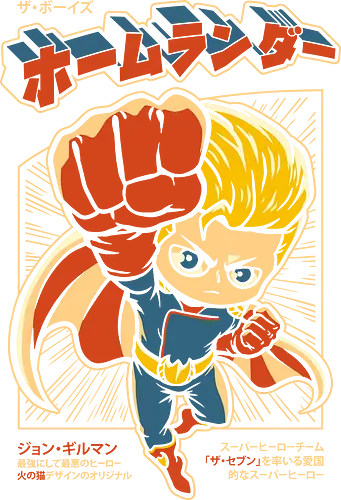 Chibi Homelander Japanese Art - japanese, anime, the boys, billy butcher, compound v, funny, homelander, the seven, hughie campbell, starlight, comics, chibi, kawai, animated, cute, japan, super villain, cartoon, superheros