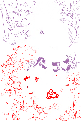 Asta Black And Yami Sukehiro - Clover - Kawaii, Anime, Manga, Tokyo, Angry, Japanese Art, Aesthetic, Manga Style, Zylixzen, Aggressive, Gamer, Otaku, Gift, Cool