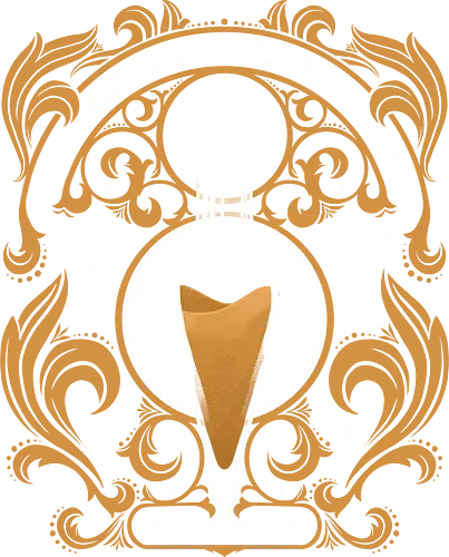 Luck Potion Art Nouveau - Luck, Lucky Charm, Lucky, Potions, Potion, Fantasy, Adventure, Books, Book, Bookworm, Magical, Magic, School, Witch, Bewitched, Witchcraft, Wizard, Movies, Movie, Gold, Art Nouveau