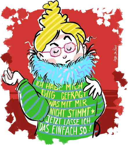 Jetzt lasse ich das einfach so! - Ringelpullisprüche, Ringeldinger, streifenweise, Spruch, Weisheit, Motivation, Ringelpulli, SprücheShirt, Cartoon Illustration, Statement, Handgezeichnet, Humor, Selbstironie, Streifenpulli, Spruchshirt, deutsch