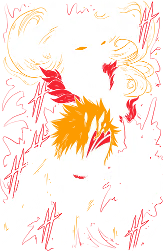 Ichigo Kurosaki - Bleach - Kawaii, Anime, Manga, Tokyo, Angry, Japanese Art, Aesthetic, Manga Style, Zylixzen, Aggressive, Gamer, Otaku, Gift, Cool