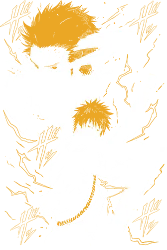 Ichigo Kurosaki - Bleach - Kawaii, Anime, Manga, Tokyo, Angry, Japanese Art, Aesthetic, Manga Style, Zylixzen, Aggressive, Gamer, Otaku, Gift, Cool