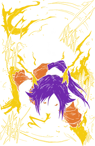 Yoruichi Shihoin - Bleach - Kawaii, Anime, Manga, Tokyo, Angry, Japanese Art, Aesthetic, Manga Style, Zylixzen, Aggressive, Gamer, Otaku, Gift, Cool