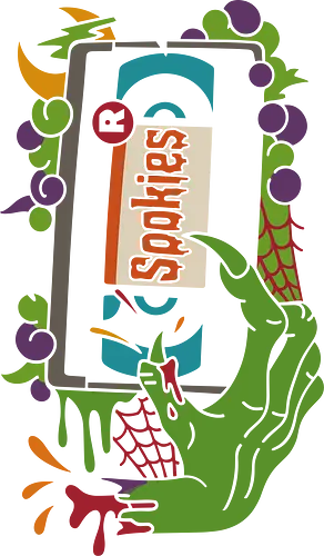 Digital Spookies - fan art, t-shirt design, art print, spooky season, unique art, cool, eerie, Halloween, spooky, monster hand, zombie, horror, retro horror, smartphone, tech horror, spooky movie, pop culture