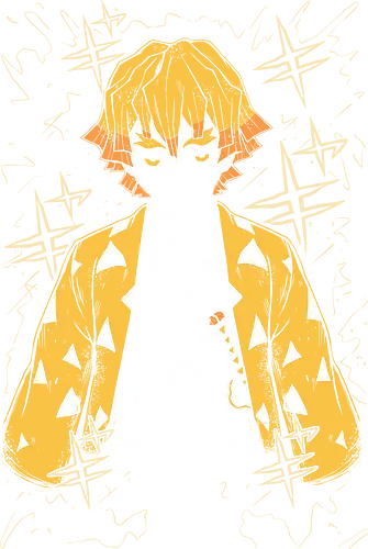 Zenitsu Agatsuma Demon - Slayer - Cool, Kawaii, Anime, Manga, Tokyo, Angry, Japanese Art, Aesthetic, Manga Style, Zylixzen, Aggressive, Gamer, Otaku, Gift