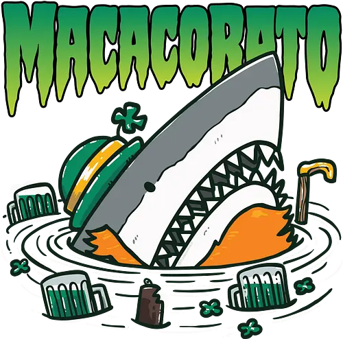 Ireland's St. Patrick's Day Shark - Irische Kunst - Loja MacacoRato - St. Patrick's Day, Irische Kunst, Punkhai, Underground Humor, Alternative Kultur, Loja MacacoRato, Kreatives Poster, Sammel-Print, Subversive Deko, Pop Art, Lowbrow Stil, Irisches Fest, Autorendesign, Kreatives Geschenk, Exklusive Kunst