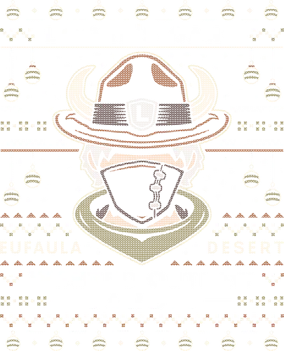Eufaula Desert Bandit Ugly Sweater - my time at sandrock, my time at portia, indie game, gaming, gamer, video games, fang, farming simulator, rpg, adventure, harvest, sand, wild yakmel, my time at evershine, hazardous ruins