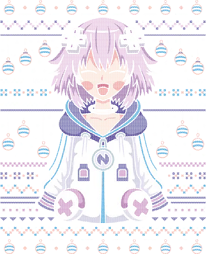 Planeptune Ugly Sweater - hyperdimension neptunia, purple heart, megadimension, superdimension, 4 goddesses online, nep nep, super neptunia rpg, neptune, video game, gaming, gamer, jrpg, nepgear, top nep, ugly christmas sweater, christmas, xmas, nepnep