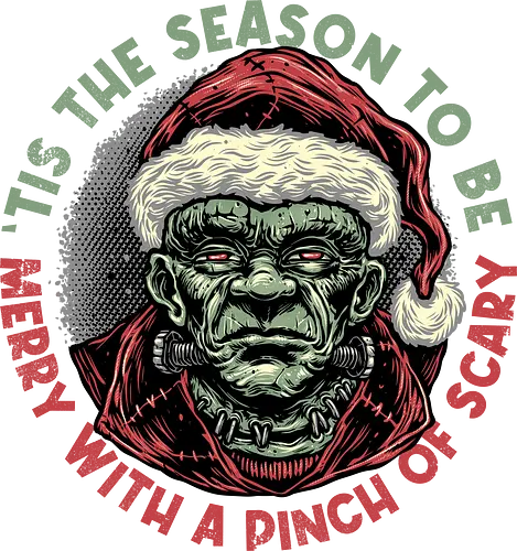 Merry with a pinch of Scary - Movie, film, horror, monster, creature, Christmas, Holidays, Santa Claus