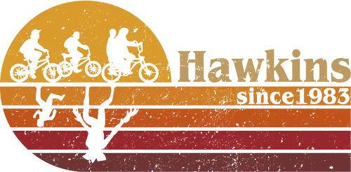 Hawkins vintage - vintage, retro, series, hawkins, Strange, 80s, 90s