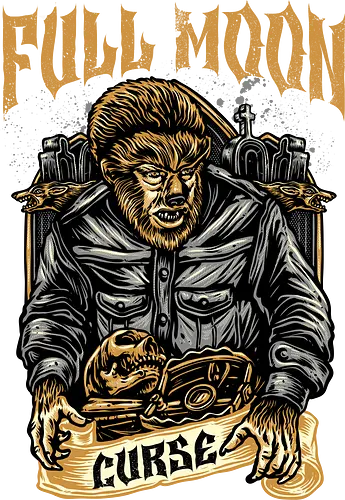 Full Moon Curse - Movie, film, novel, horror, monster, creature, characters, werewolf