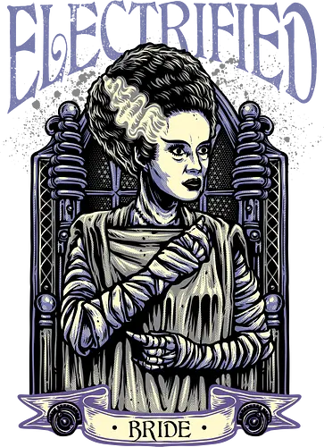 Electrified Bride - Movie, film, novel, horror, monster, creature, characters, bride