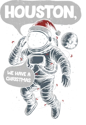 Houston, We have a Christmas - christmas, houston we have a problem, astronaut